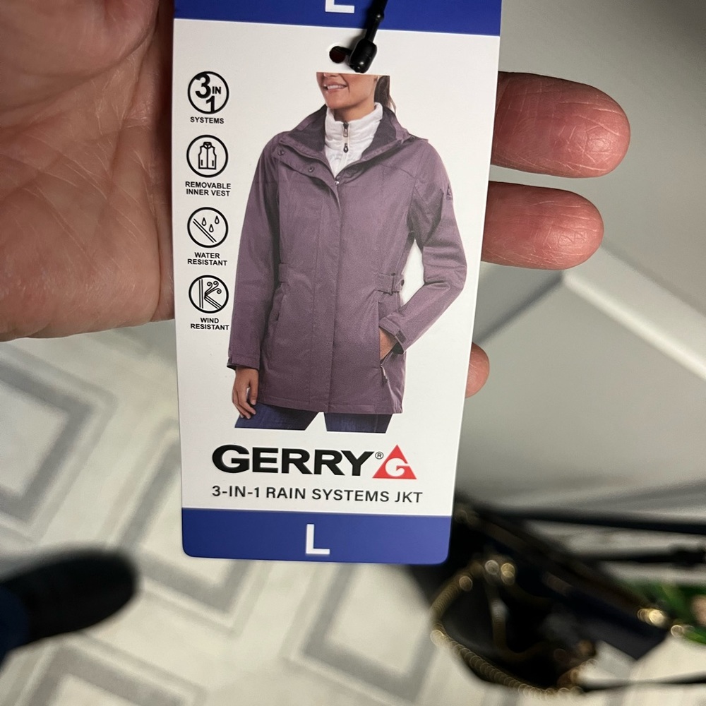 Gerry 3 in 1 Rain Systems Jacket, NWT, Size Large - Picture 4 of 7